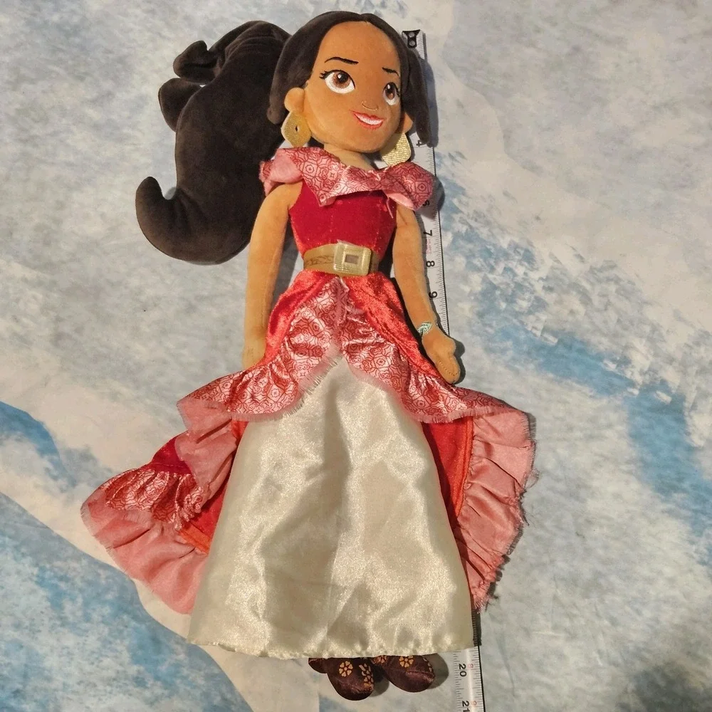 Disney Elena of Avalor Plush Doll + Mingo Baby Jaquin Plush Bundle